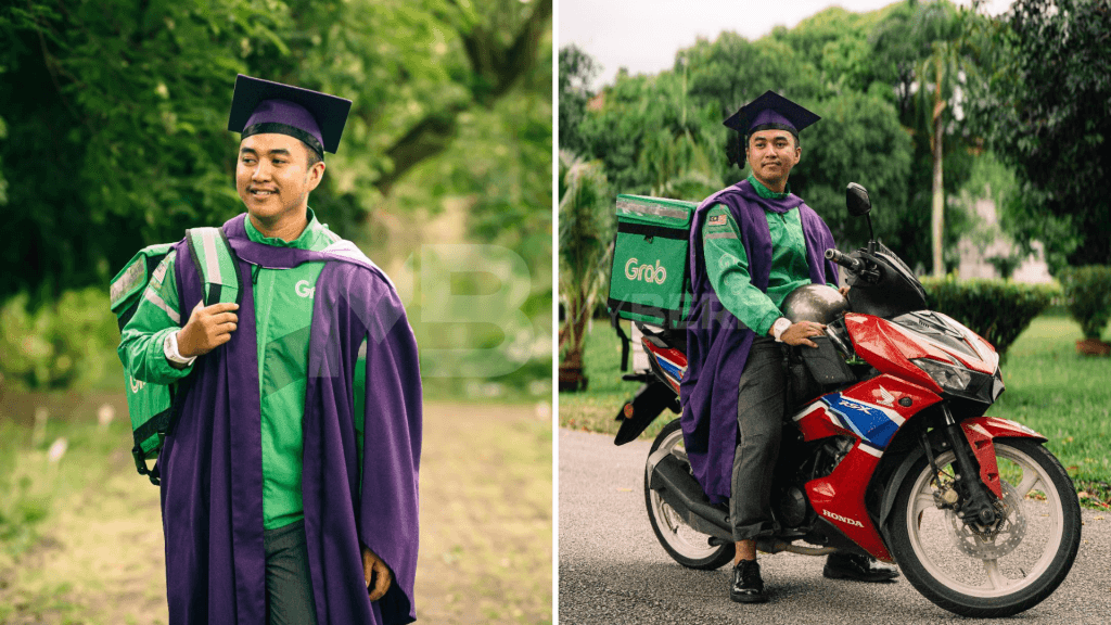 Kerja penghantar makanan tampung kos sebagai mahasiswa