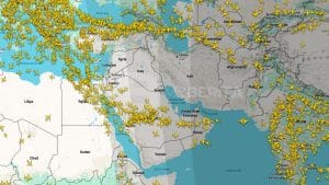 Ruang udara Iran, Iraq dan Syria lengang, penerbangan komersial ubah laluan