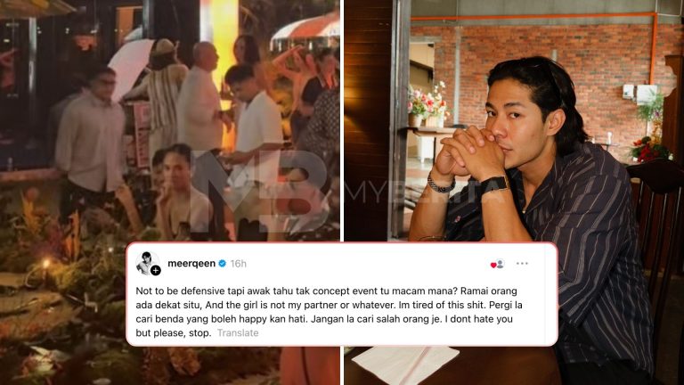 “Jangan asyik cari salah orang,” Meerqeen tepis dakwaan bercuti dengan ‘GF’ di Bali