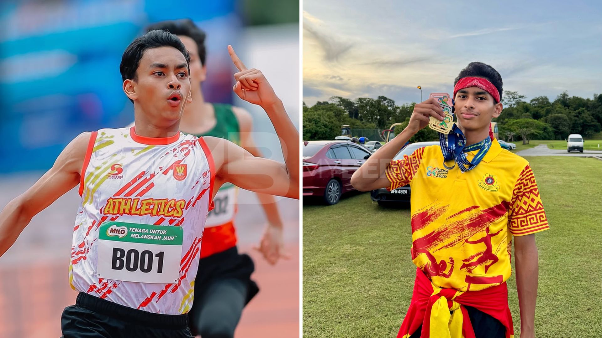 Airit Rayyan pecah rekod 110m berpagar MRSM Kebangsaan