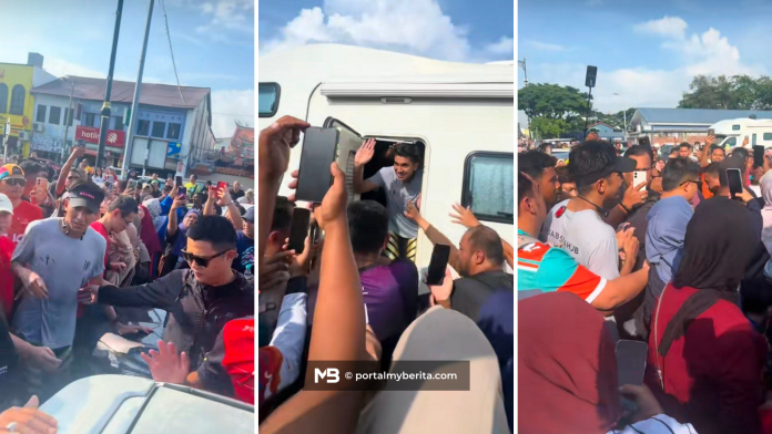 Sorakan 'Hidup Muar' iringi penamat larian kesyukuran Syed Saddiq