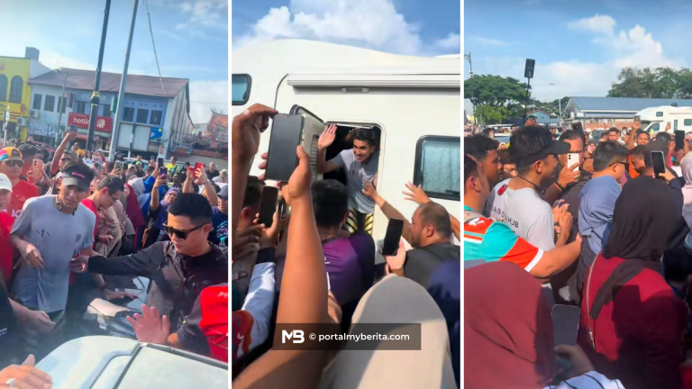 Sorakan ‘Hidup Muar’ iringi penamat larian kesyukuran Syed Saddiq