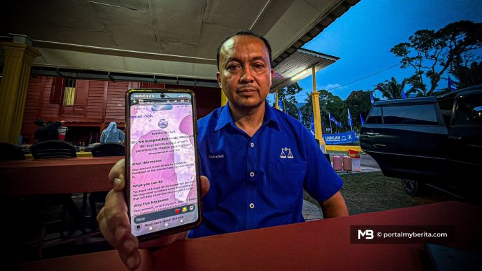 Suhaimi Aini dakwa akaun media sosial digantung 180 hari di penghujung kempen