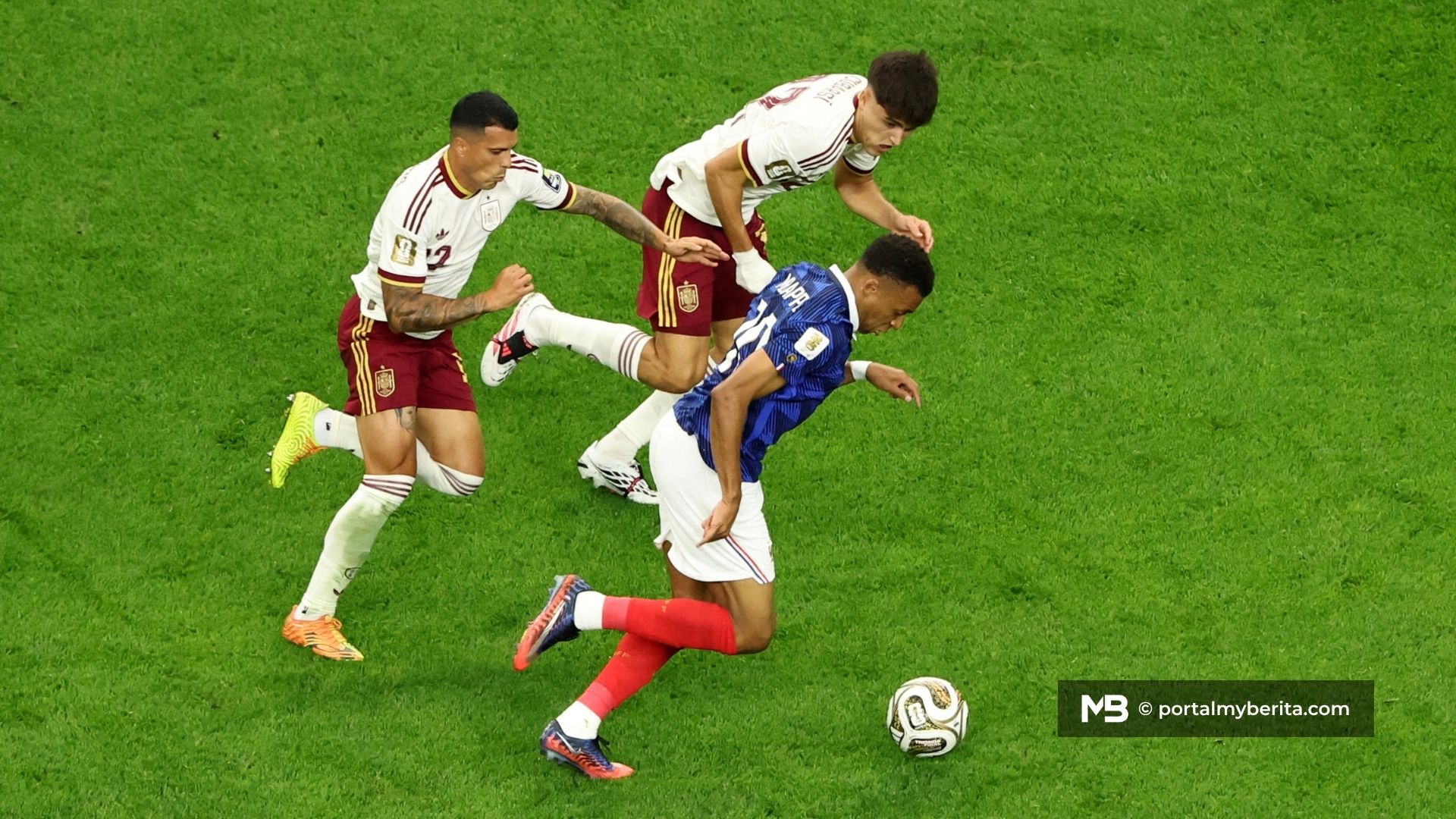 Sepanyol sekat Mbappe, kembali ke pentas final Piala Dunia selepas 16 tahun