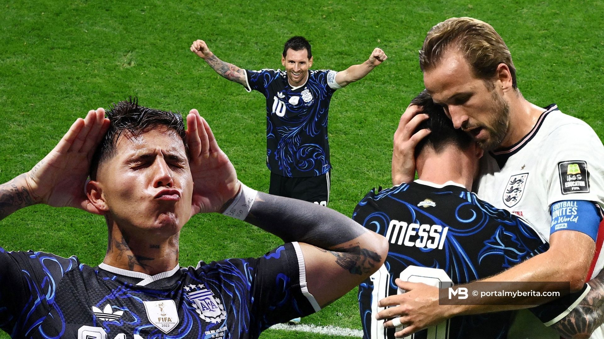Messi cetus kebangkitan Argentina, England tumbang di ambang 'final'