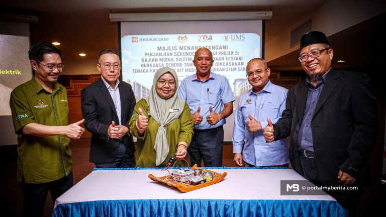 RM76,000 pacu inovasi tenaga mampan, UMS bangunkan lampu tanpa bateri untuk sekolah Sabah