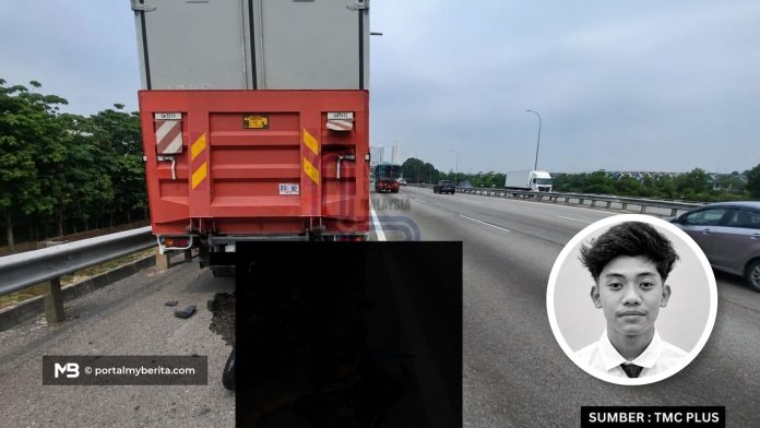 Pelajar PSIS maut motosikal rempuh lori rosak