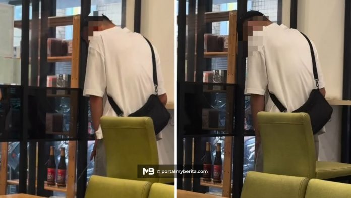 Lelaki 'kencing' dalam premis makanan cetus rasa jijik, netizen persoal tahap kebersihan