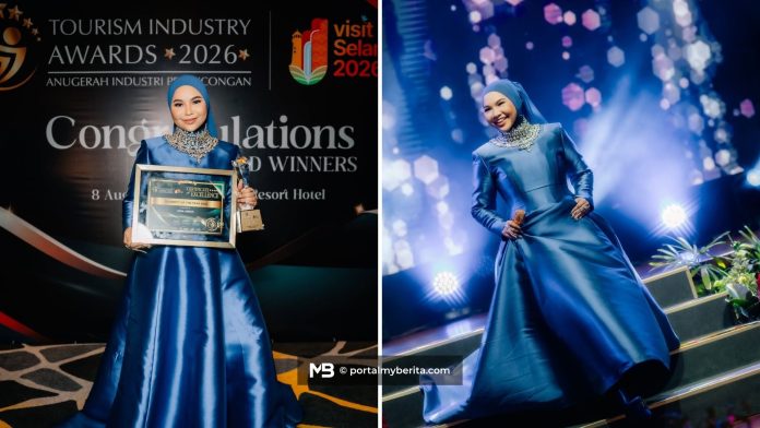 Aina Abdul 'sebak' terima penghargaan Tourism Industry Malaysia