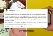 “Apa saya boleh buat?”, KA balas isu Sambal Nyet Bilis dijual semula RM25