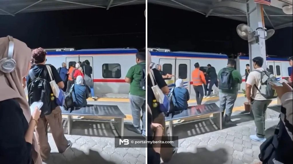 Petugas gaduh dengan penumpang di Stesen Labu bukan kakitangan KTMB