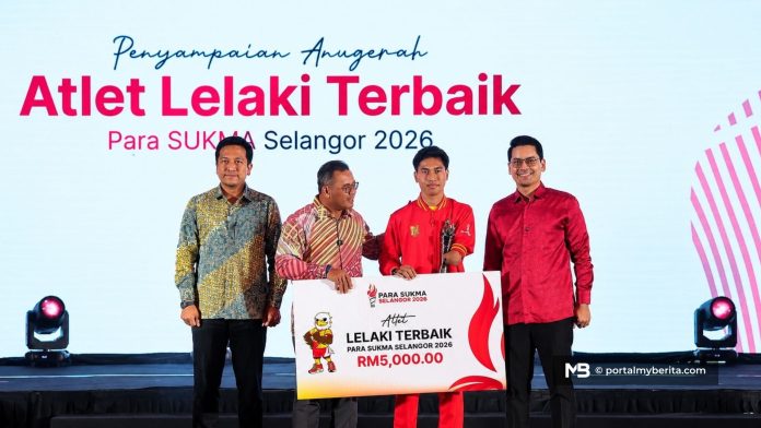 Safwan dinobat Atlet Lelaki Terbaik Para SUKMA 2026