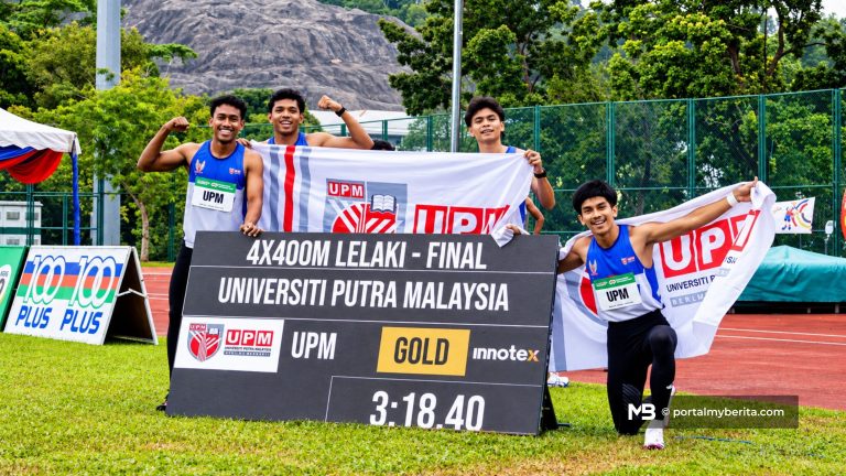 Percaturan menjadi, Amir Aiman jadi ‘senjata’ kuartet UPM lelaki raih emas 4x400m