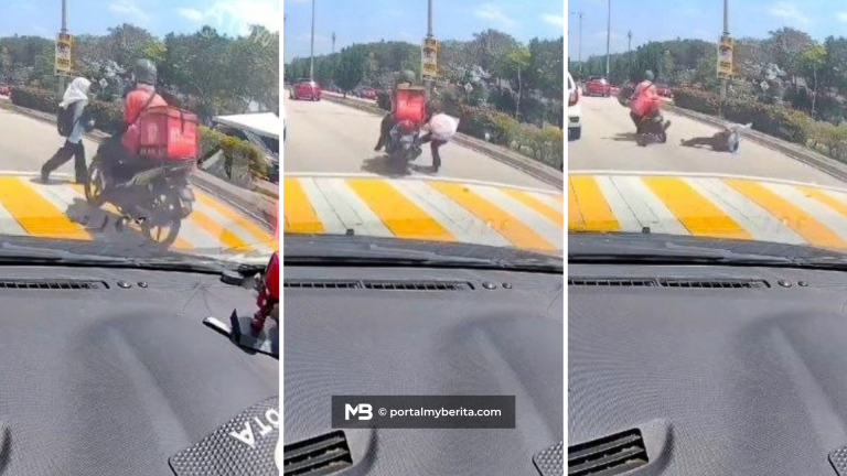 Baru turun kereta, pelajar dirempuh ‘rider’ ketika melintas