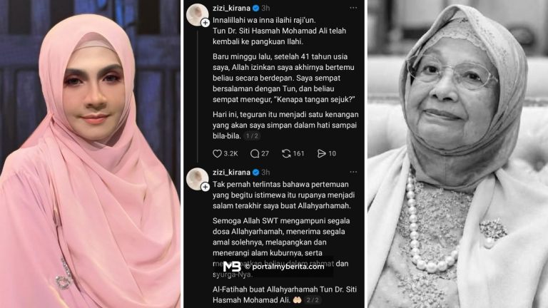 “Kenapa tangan sejuk?”, Zizi Kirana tak sangka salam pertama jadi kenangan terakhir
