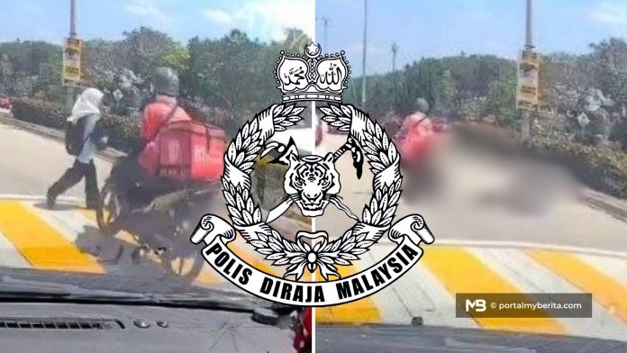'Rider' penghantar makanan ditahan selepas langgar pelajar depan sekolah