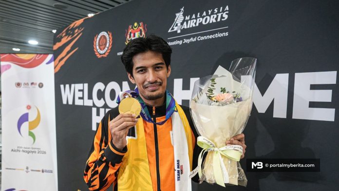 Sakit, kabel simulator putus tak halang Taj Izrin hadiahkan emas buat Malaysia