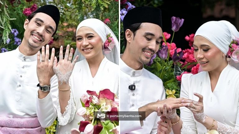“Saya terdetik untuk tanya dia mahu kahwin”, 10 bulan kenal Syazani Zikry kini sah bergelar suami