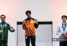 Taj Izrin pecut emas bersejarah, hadiah kedua buat Malaysia Taj Izrin pecut emas bersejarah, hadiah kedua buat Malaysia
