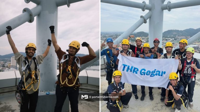 Tak cukup dalam konti, Issey & Fizie alih siaran ke puncak Menara Kuantan 188