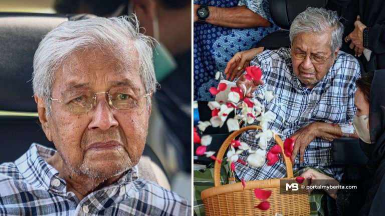 70 tahun bersama, Tun M sebak ziarah pusara Tun Dr Siti Hasmah