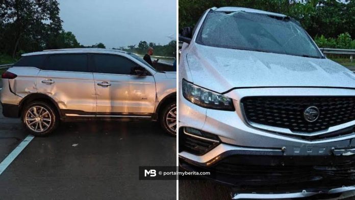 Ahli Parlimen Rantau Panjang cedera, SUV terbabas langgar penghadang jalan