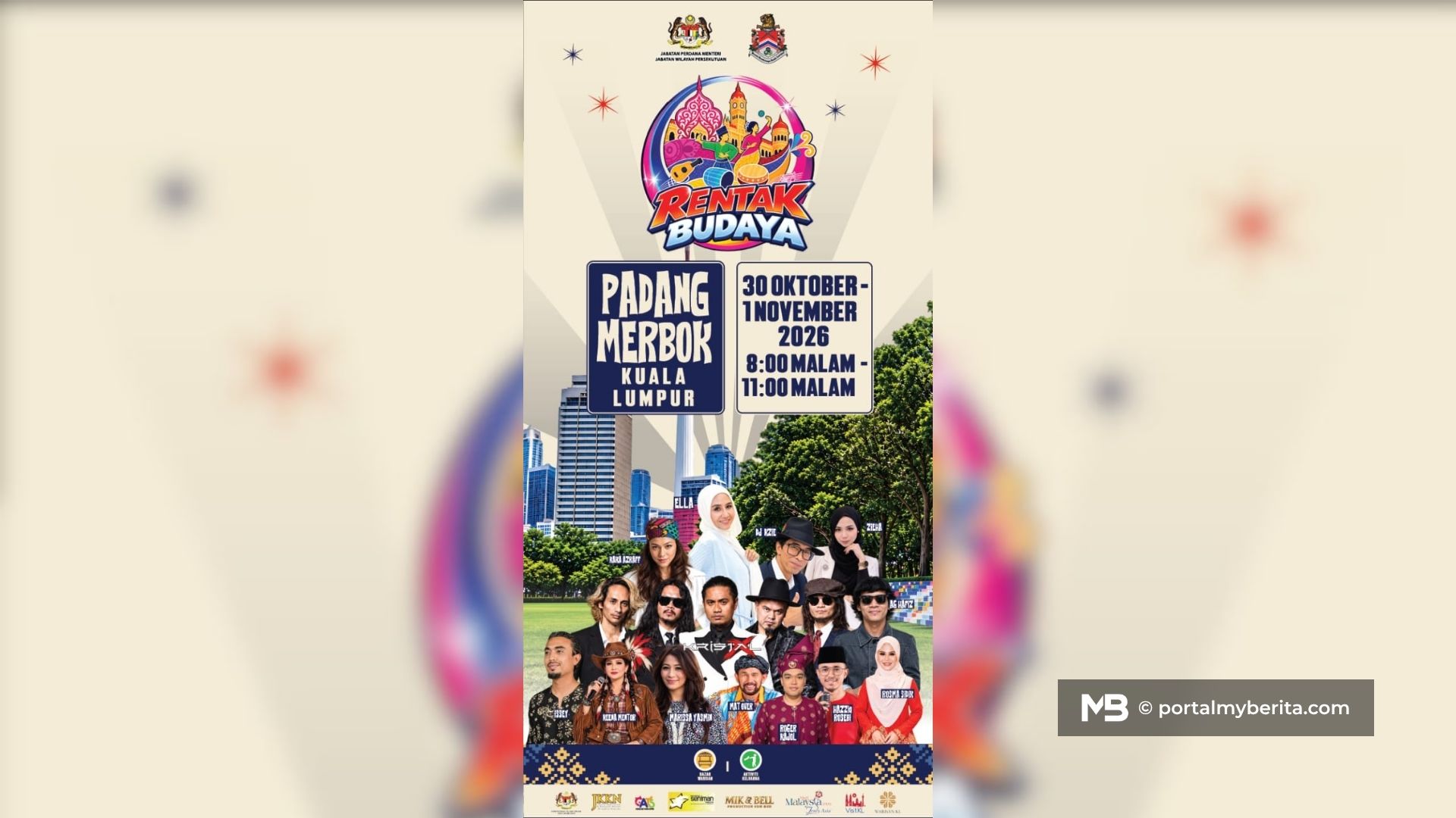 Ella, Kaka Azraff meriahkan Rentak Budaya 2026 di Kuala Lumpur
