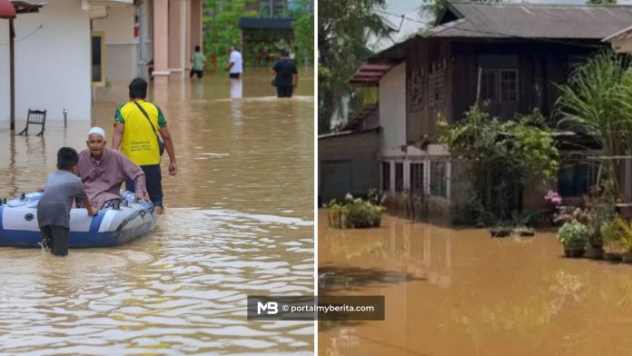 Hujan lebat cetus banjir kilat, 27 rumah terjejas di Kubang Pasu