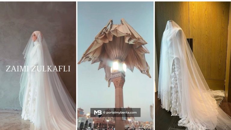 Inspirasi dari Madinah, busana nikah Bella Astillah dan Syed Saddiq sarat makna
