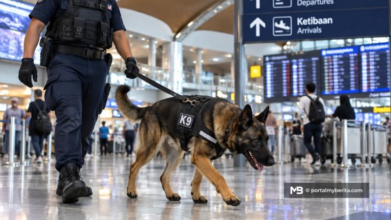KLIA perketat kawalan keselamatan, unit K9 mula bertugas Isnin ini