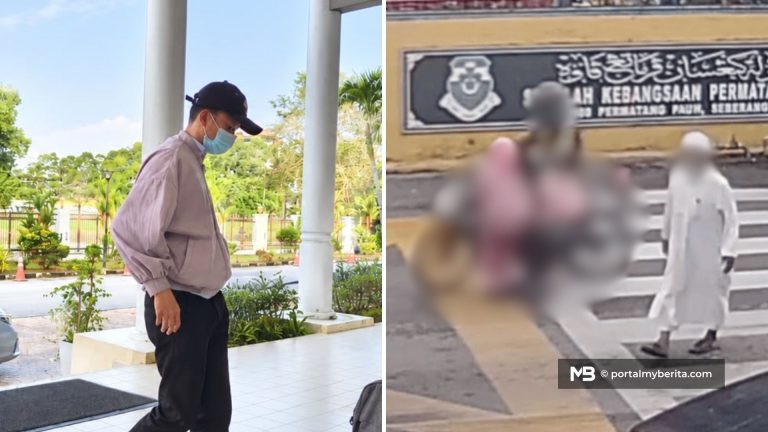 Langgar dua beradik depan sekolah, penunggang motosikal mengaku tidak bersalah