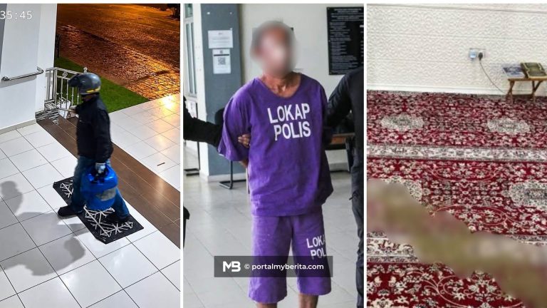 Lelaki direman, disyaki simbah cecair berbau busuk di masjid