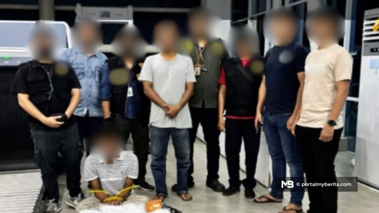 Pelajar universiti kantoi seludup 4kg syabu dalam beg pakaian