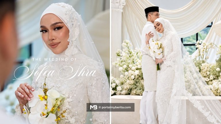 Sepuluh tahun menyulam cinta, Sofea Shra kini bergelar isteri